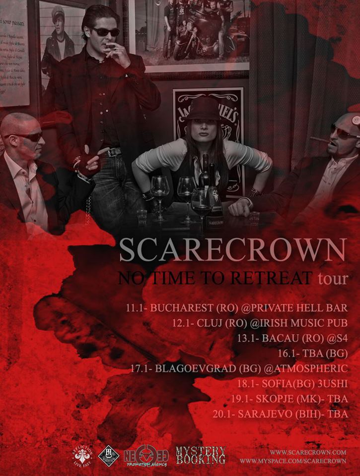Formatia italiana Scarecrown ajunge in Romania in cadrul unui turneu european